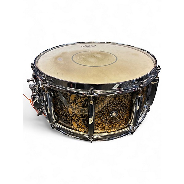 Used Pearl 6.5in Pearl Professional Series Maple Black and Gold Drum