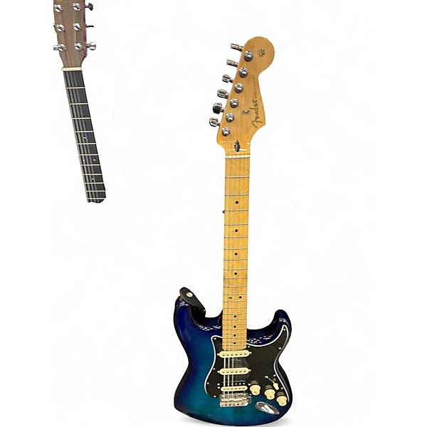 Used Fender Player Stratocaster HSS Blue Burst Solid Body Electric Guitar