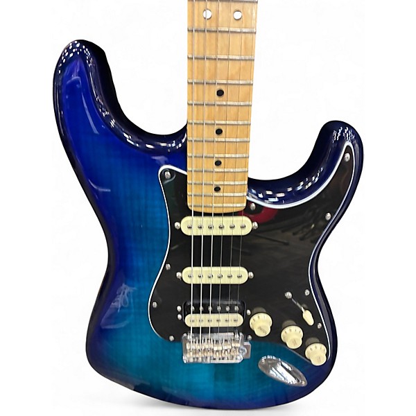 Used Fender Player Stratocaster HSS Blue Burst Solid Body Electric Guitar