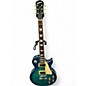 Used 1997 Epiphone les paul Blue Burst Solid Body Electric Guitar thumbnail