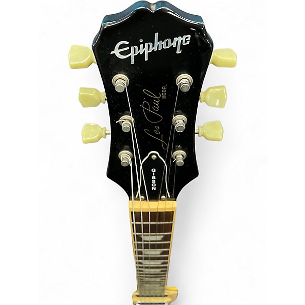 Used 1997 Epiphone les paul Blue Burst Solid Body Electric Guitar