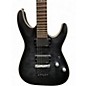 Used Schecter Guitar Research C1 Platinum Trans Black Solid Body Electric Guitar