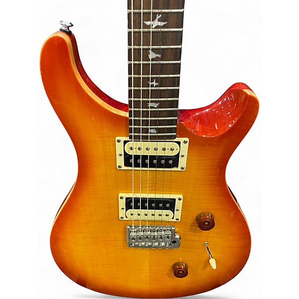 Used PRS SE Custom 24 Sunburst Solid Body Electric Guitar