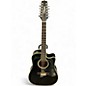 Used Takamine EF381C Black 12 String Acoustic Electric Guitar thumbnail