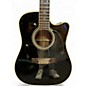Used Takamine EF381C Black 12 String Acoustic Electric Guitar