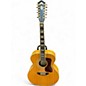 Used Takamine F-395MS Natural 12 String Acoustic Guitar thumbnail