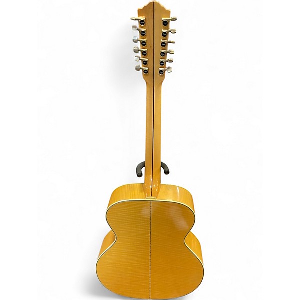Used Takamine F-395MS Natural 12 String Acoustic Guitar