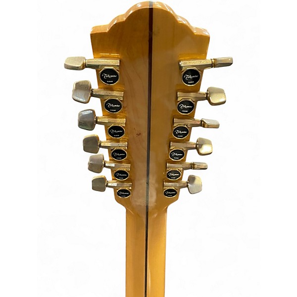 Used Takamine F-395MS Natural 12 String Acoustic Guitar