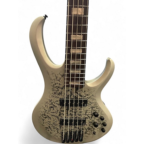 Used Ibanez BTB25TH5 Silver Electric Bass Guitar