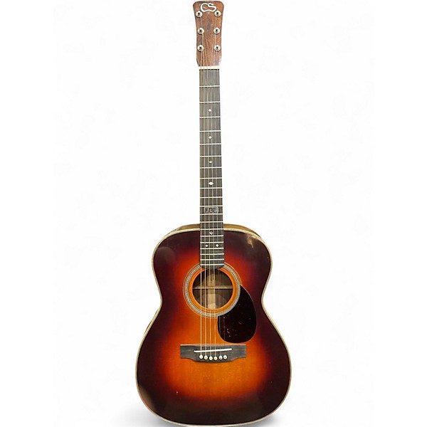 Used Brian Southern Guitars Custom OM-28 Style Smallbody Sunburst Acoustic Guitar