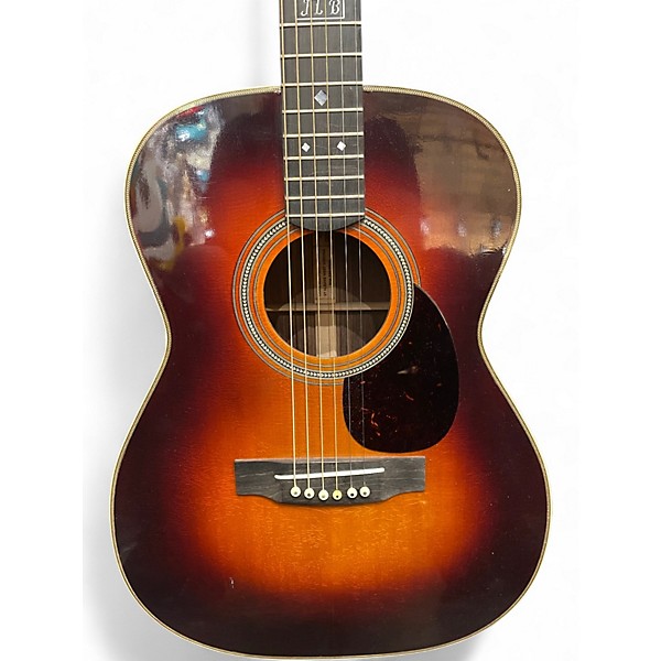 Used Brian Southern Guitars Custom OM-28 Style Smallbody Sunburst Acoustic Guitar