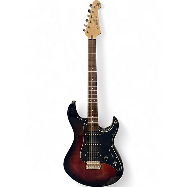 Used Yamaha Pacifica 2 Color Sunburst Solid Body Electric Guitar