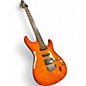 Used Ibanez SA260QM Orange Solid Body Electric Guitar
