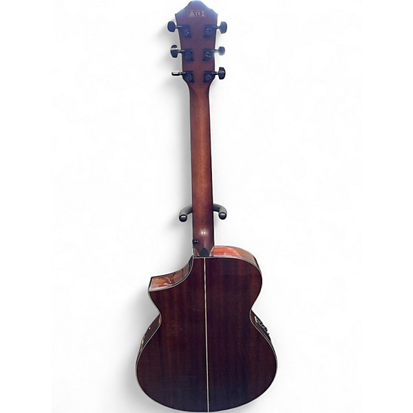 Used Ibanez aewc32fm Natural Acoustic Electric Guitar