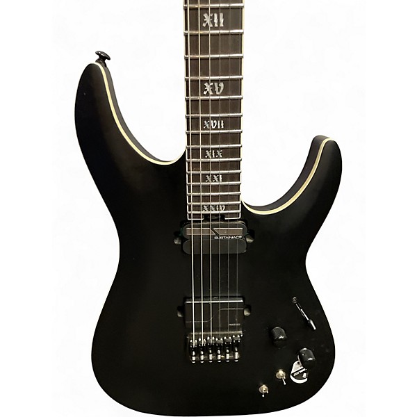 Used Schecter Guitar Research C-1 HT S SLS Elite Evil Twin Black Solid Body Electric Guitar