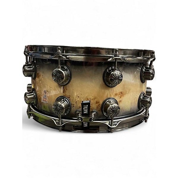 Used Natal Drums 7X14 Maple Natural Drum