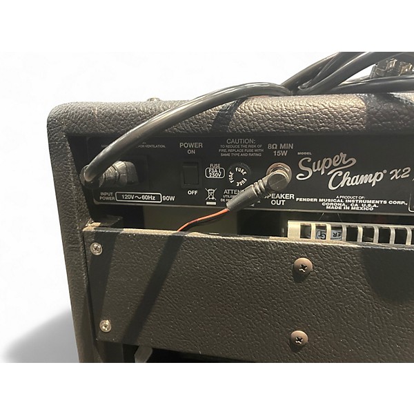 Used Fender Super Champ X2 15W Tube Guitar Combo Amp