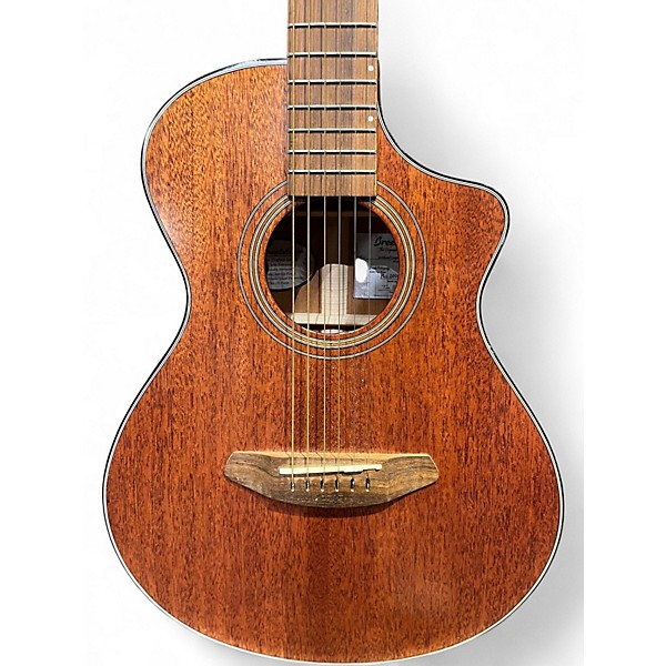 Used Breedlove WILDWOOD COMPANION SATIN CE Mahogany Acoustic Electric Guitar