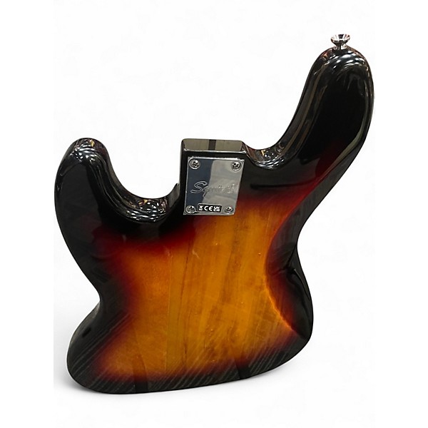 Used Squier Affinity Series Jazz Bass 3 Color Sunburst Electric Bass Guitar