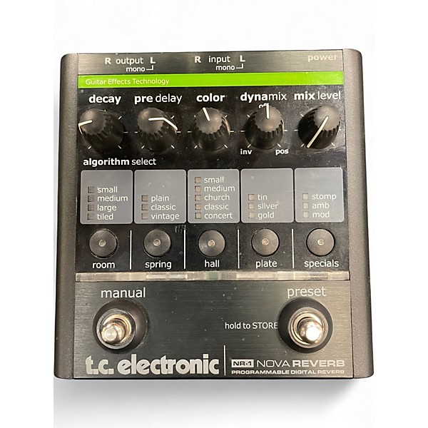 Used TC Electronic NOVA REVERB Effect Pedal