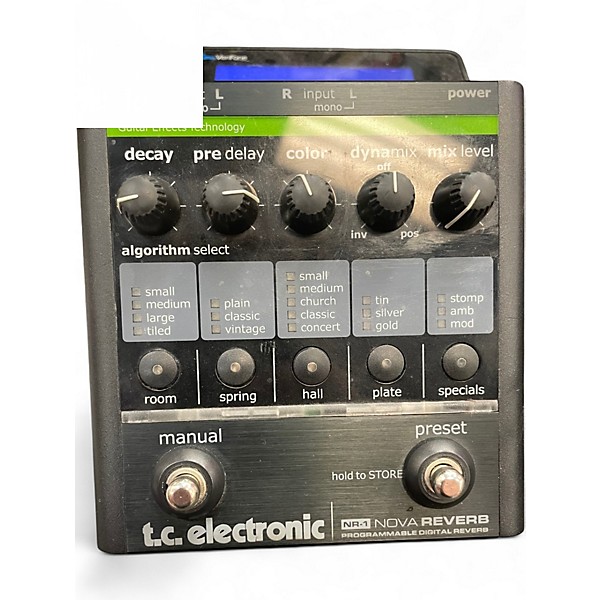 Used TC Electronic NOVA REVERB Effect Pedal