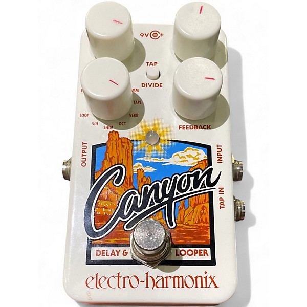 Used Electro-Harmonix Canyon Delay and Looper Effect Pedal