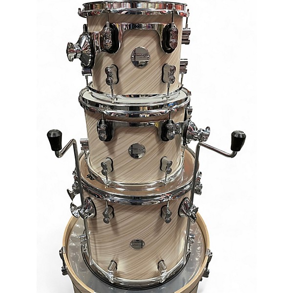 Used PDP by DW 4 Piece Concept Series TWISTED IVORY Drum Kit