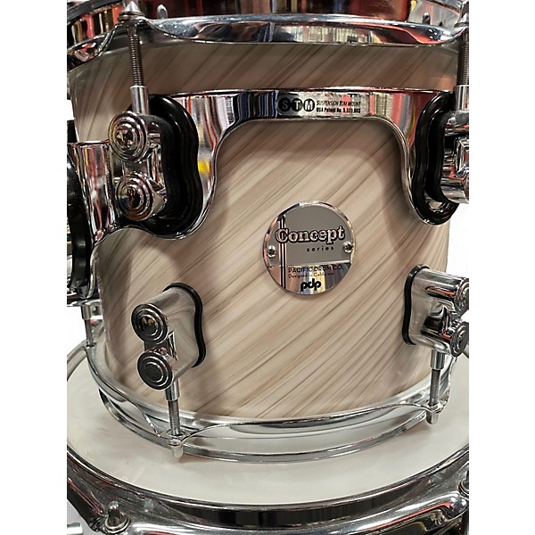 Used PDP by DW 4 Piece Concept Series TWISTED IVORY Drum Kit