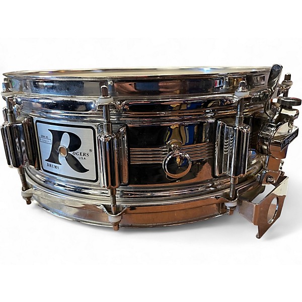 Used Rogers 14in DYNASONIC 14X5 Silver Drum