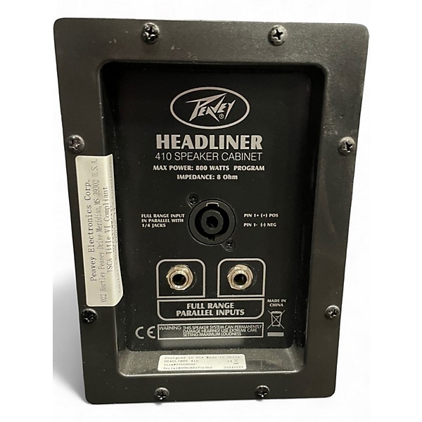 Used Peavey HEADLINER Bass Cabinet