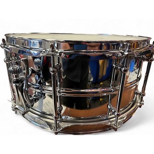Used Ludwig 6.5in Supralite Snare Chrome Drum
