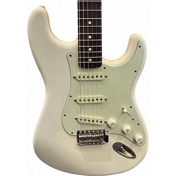 Used K Line Springfield Antique White Solid Body Electric Guitar