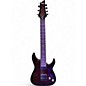 Used Schecter Guitar Research Omen Elite 7 Trans Crimson Red Solid Body Electric Guitar thumbnail