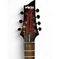 Used Schecter Guitar Research Omen Elite 7 Trans Crimson Red Solid Body Electric Guitar
