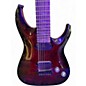 Used Schecter Guitar Research Omen Elite 7 Trans Crimson Red Solid Body Electric Guitar