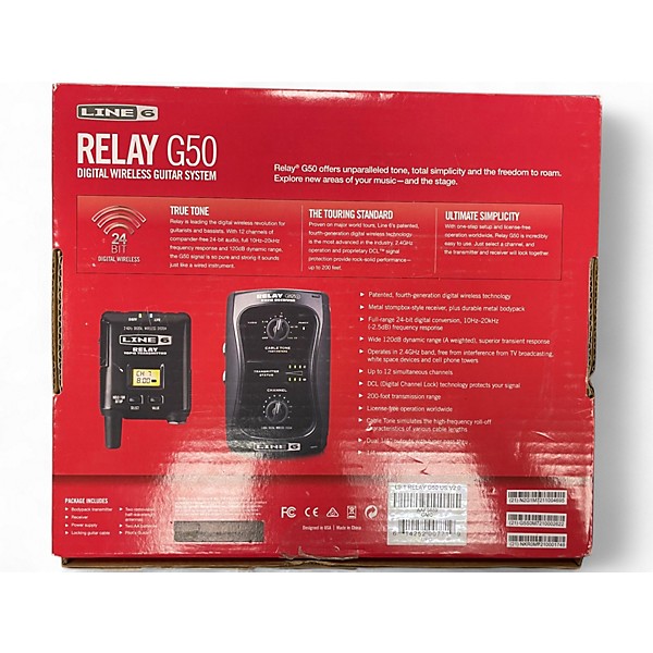 Used Line 6 Relay G50 Instrument Wireless System