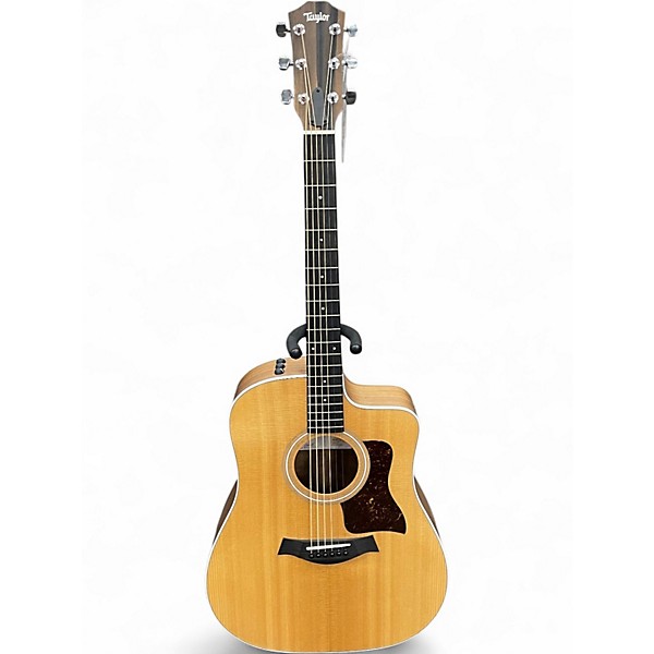Used Taylor 210CE Natural Acoustic Electric Guitar