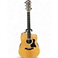 Used Taylor 210CE Natural Acoustic Electric Guitar thumbnail