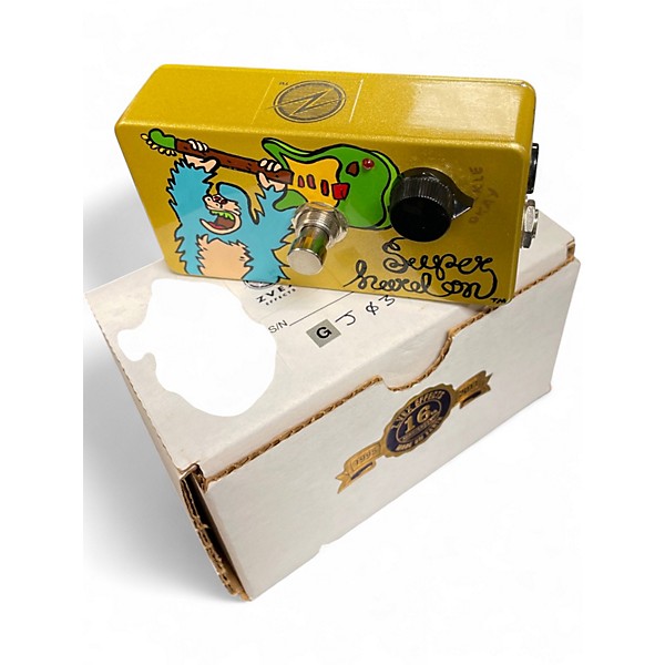 Used ZVEX Super Hard On painted Effect Pedal