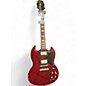 Used Epiphone SG Cherry Solid Body Electric Guitar thumbnail