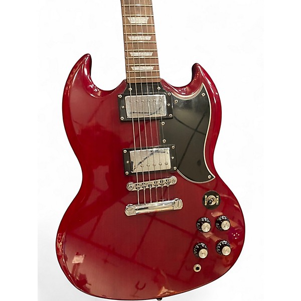 Used Epiphone SG Cherry Solid Body Electric Guitar