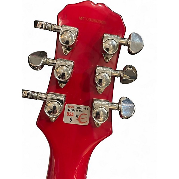 Used Epiphone SG Cherry Solid Body Electric Guitar