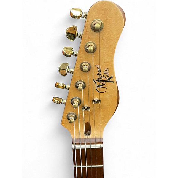 Used Michael Kelly MK50MBBMSN Spalted Maple Solid Body Electric Guitar