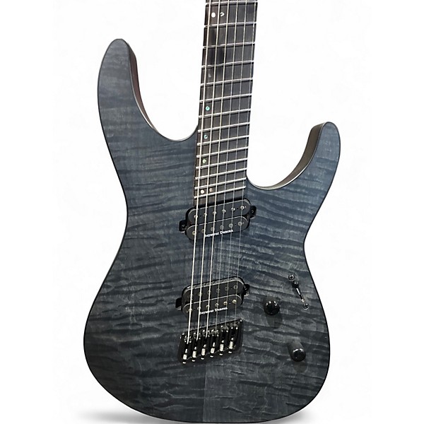 Used ESP LTD Deluxe M1000MS Black Solid Body Electric Guitar