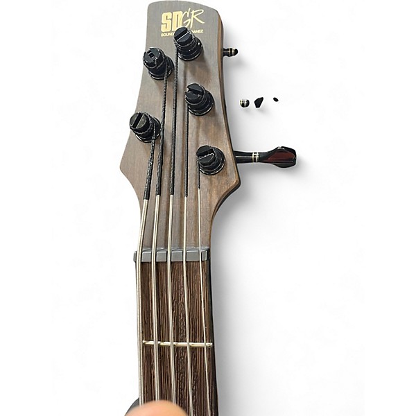Used Ibanez premium sr1355b Sunburst Electric Bass Guitar
