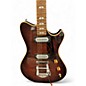 Used Powers Electric A-Type Brown Sunburst Solid Body Electric Guitar