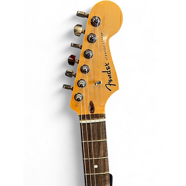 Used Fender Standard Stratocaster HSS Black Solid Body Electric Guitar