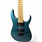 Used Ibanez grg7221m Metallic Blue Solid Body Electric Guitar