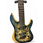 Used Schecter Guitar Research REAPER 7 MULTI SCALE Blue Burst Solid Body Electric Guitar
