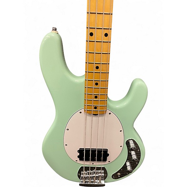 Used Sterling by Music Man Sub 4 Seafoam Green Electric Bass Guitar